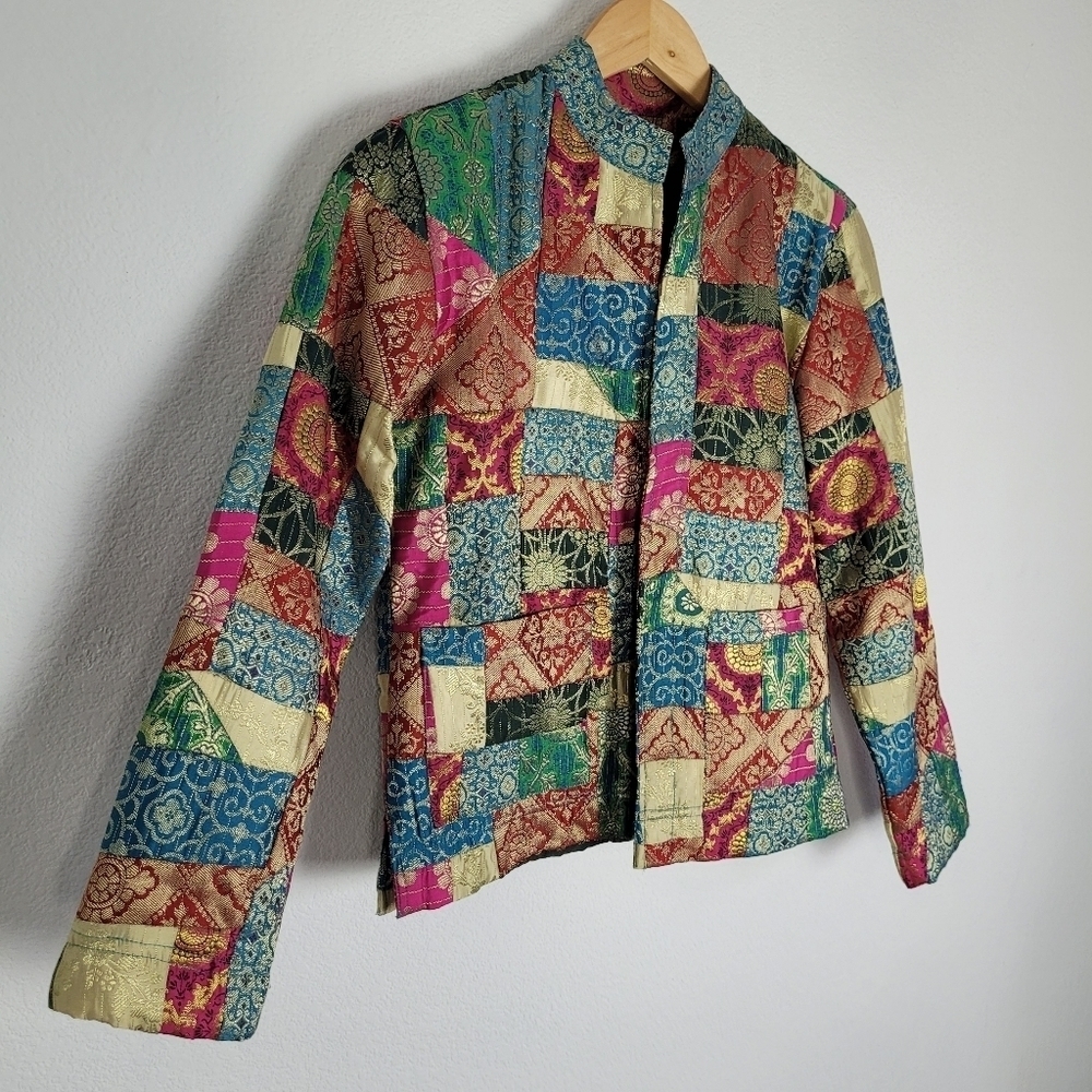Chicos patchwork blazer jacket - Picture 4 of 8